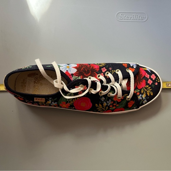 Keds X Rifle Paper Company Floral Sneakers - 8.5 - Picture 10 of 12